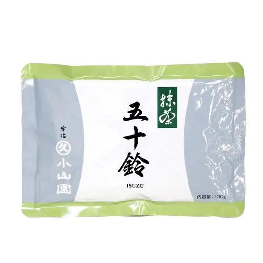 matcha isuzu 100g bag from marukyu koyamaen