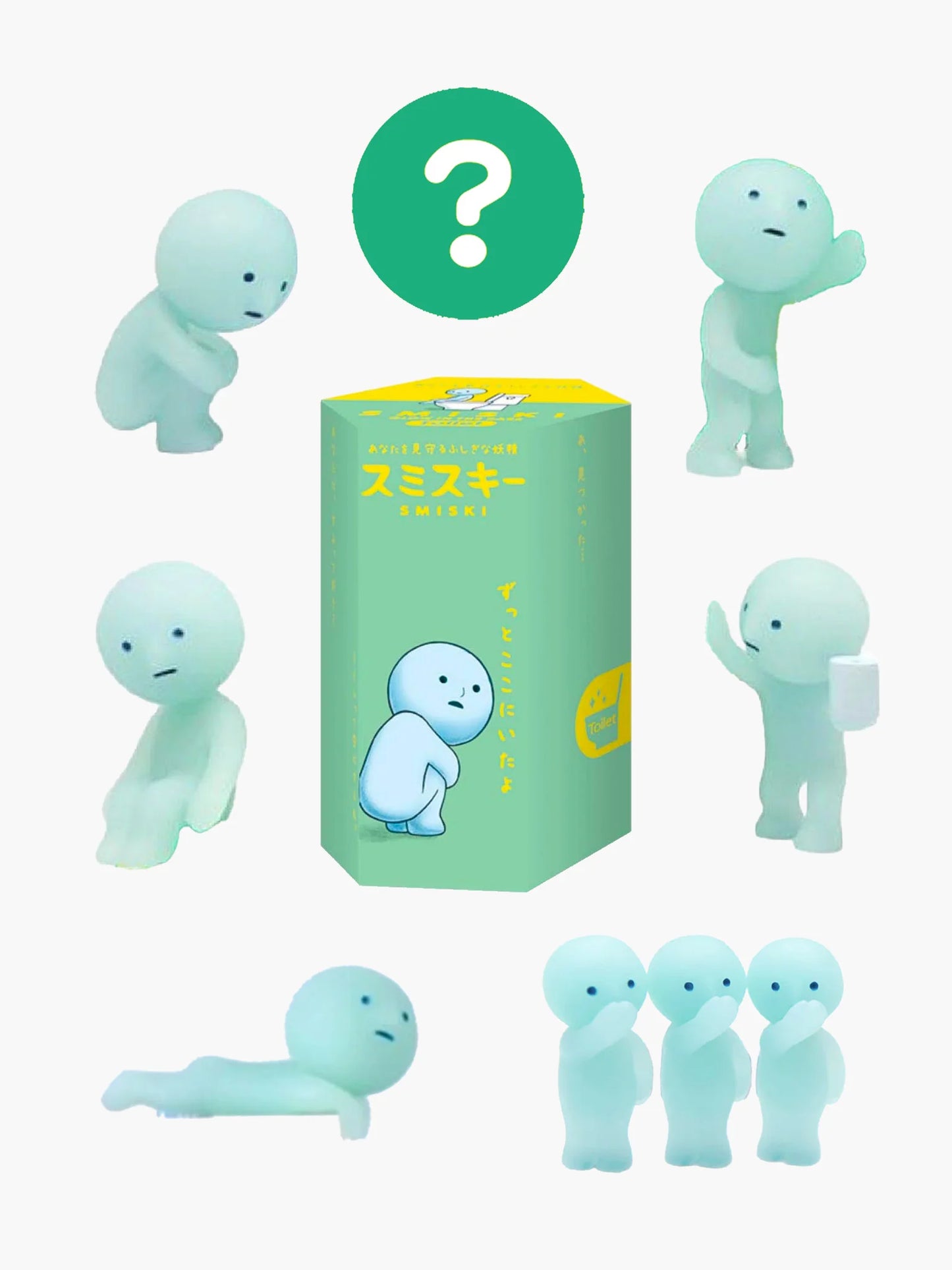 Smiski - Toilet - let's go grab matcha!