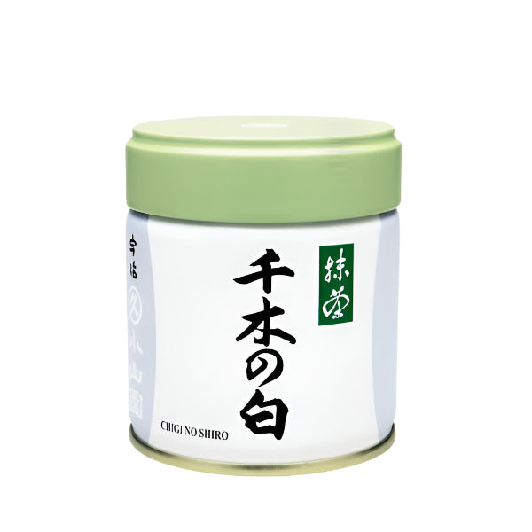matcha chigi no shiro 40g tin from marukyu koyamaen